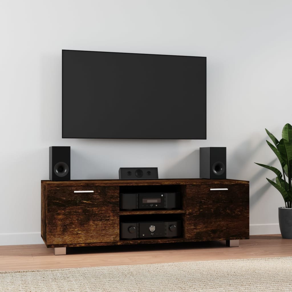 Tv Cabinet High-Gloss Black 120X40.5X35 Cm