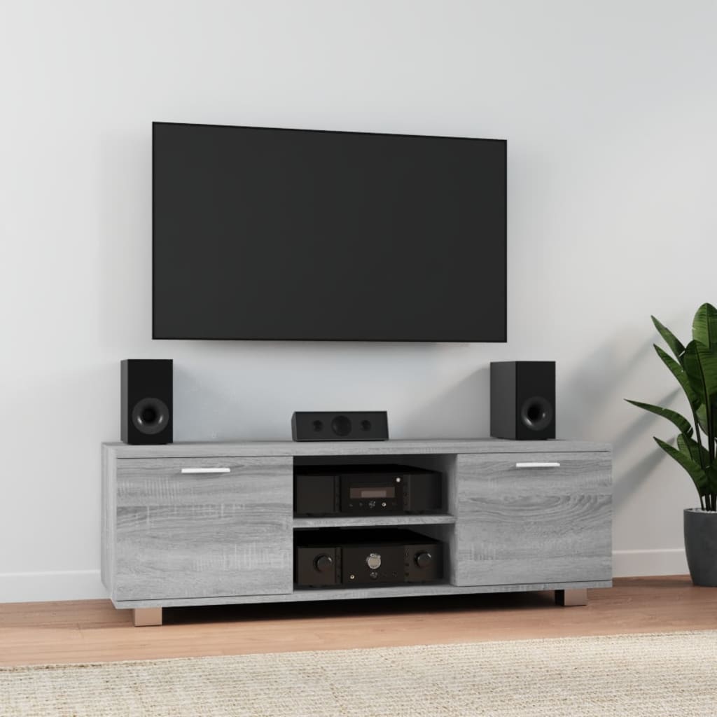 Tv Cabinet High-Gloss Black 120X40.5X35 Cm