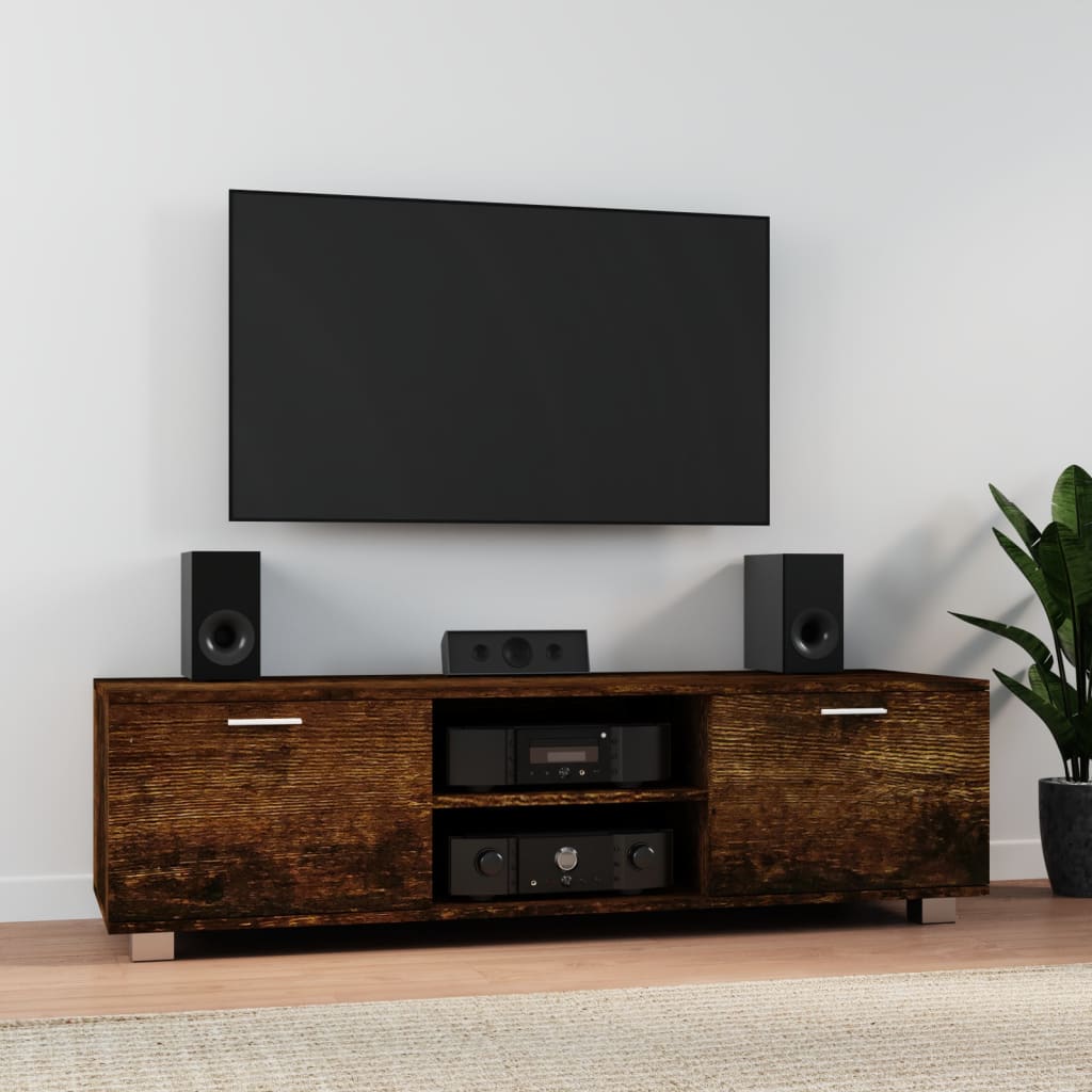 Tv Cabinet High-Gloss Black 120X40.5X35 Cm