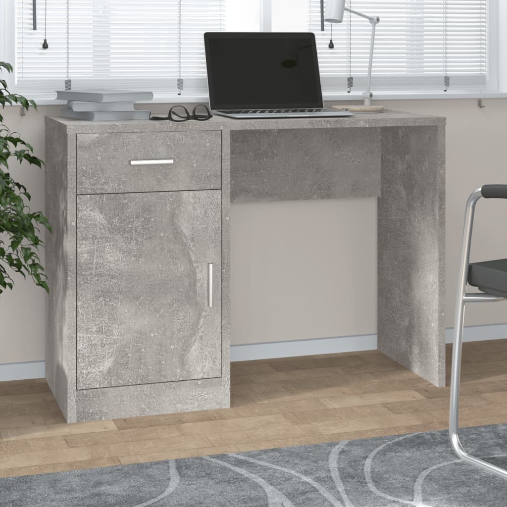 Desk With Drawer And Cabinet 100X40X73 Cm