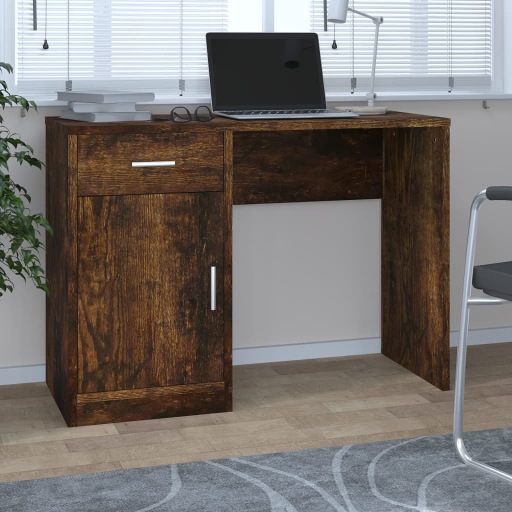 Desk With Drawer And Cabinet 100X40X73 Cm