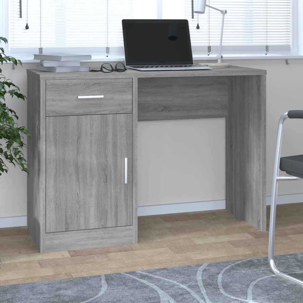 Desk With Drawer And Cabinet 100X40X73 Cm