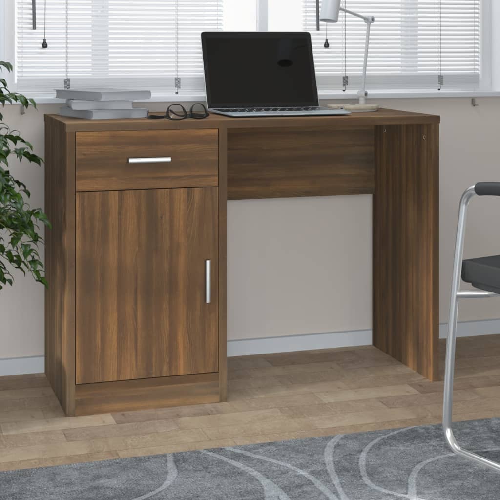 Desk With Drawer And Cabinet 100X40X73 Cm
