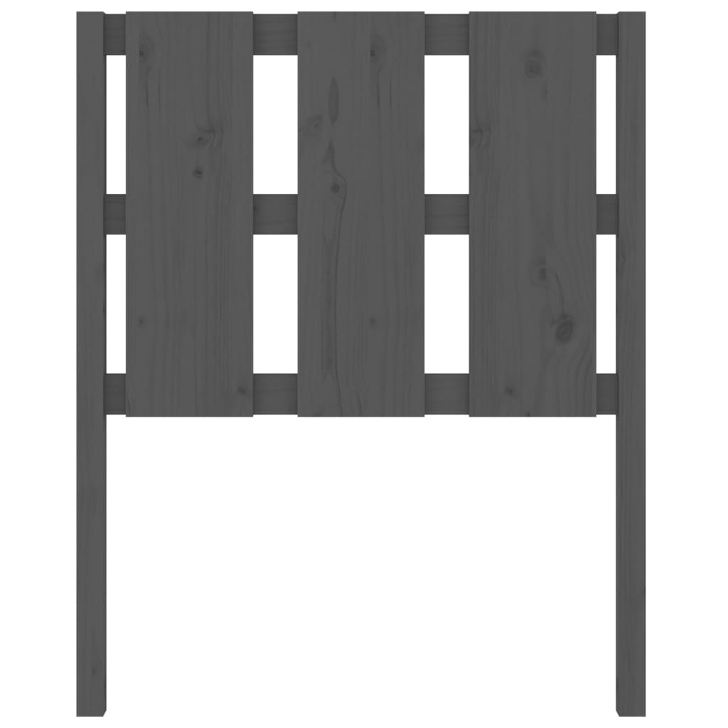 Bed Headboard 80.5X4X100 Cm Solid Wood Pine