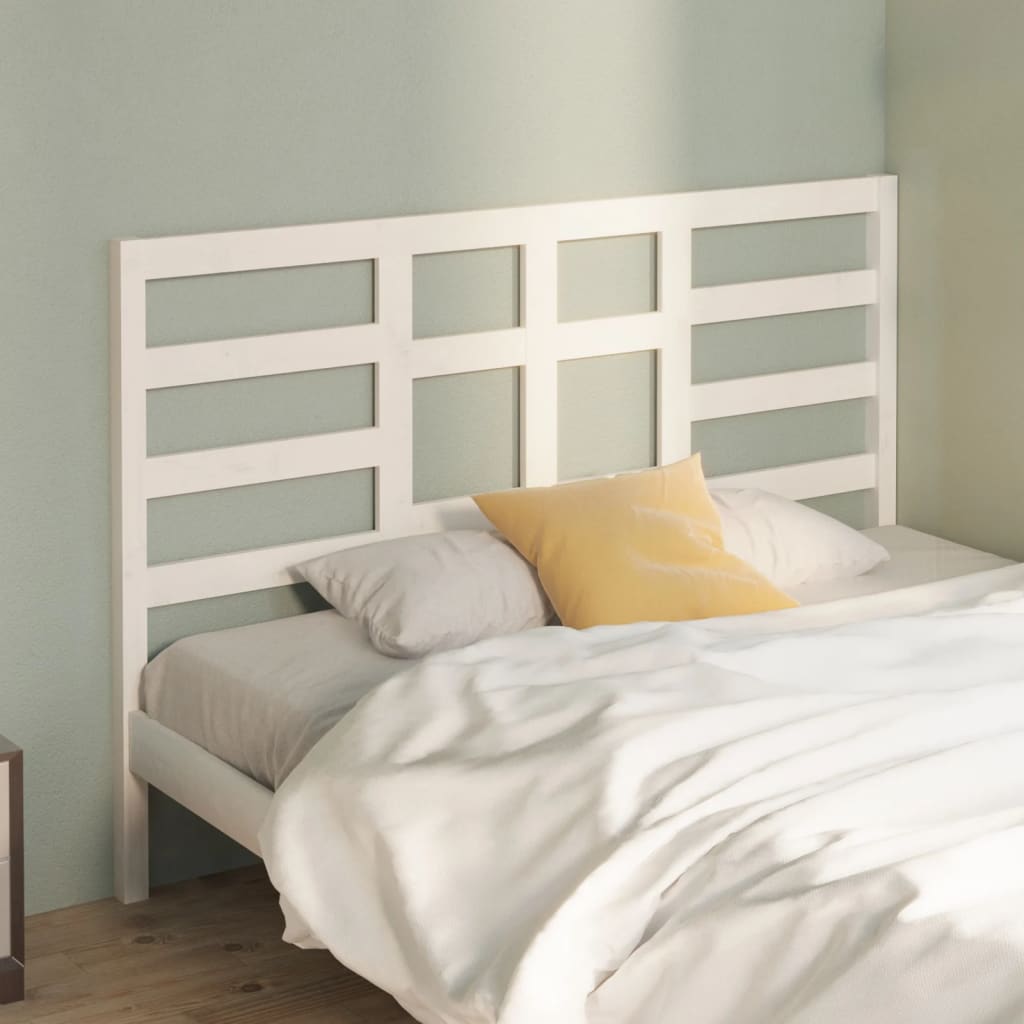 Bed Headboard 81X4X104 Cm Solid Wood Pine
