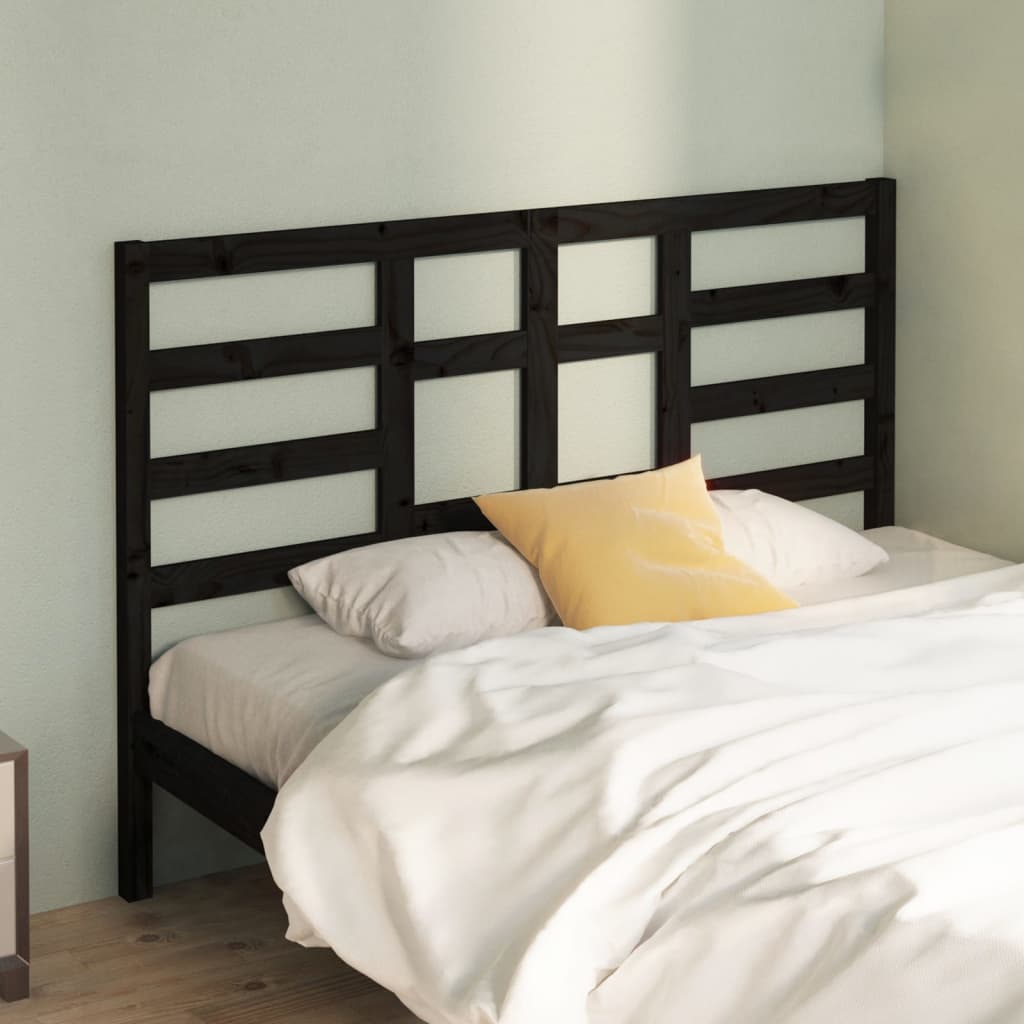 Bed Headboard 81X4X104 Cm Solid Wood Pine