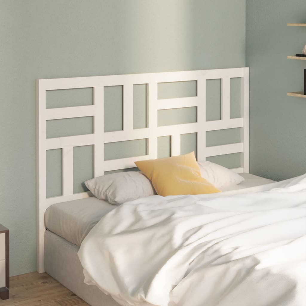 Bed Headboard 81X4X104 Cm Solid Wood Pine