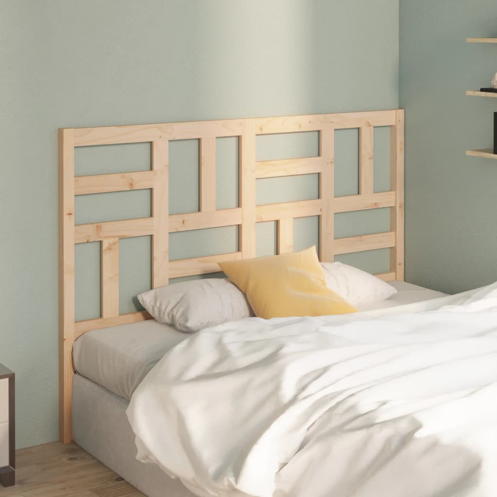 Bed Headboard 81X4X104 Cm Solid Wood Pine