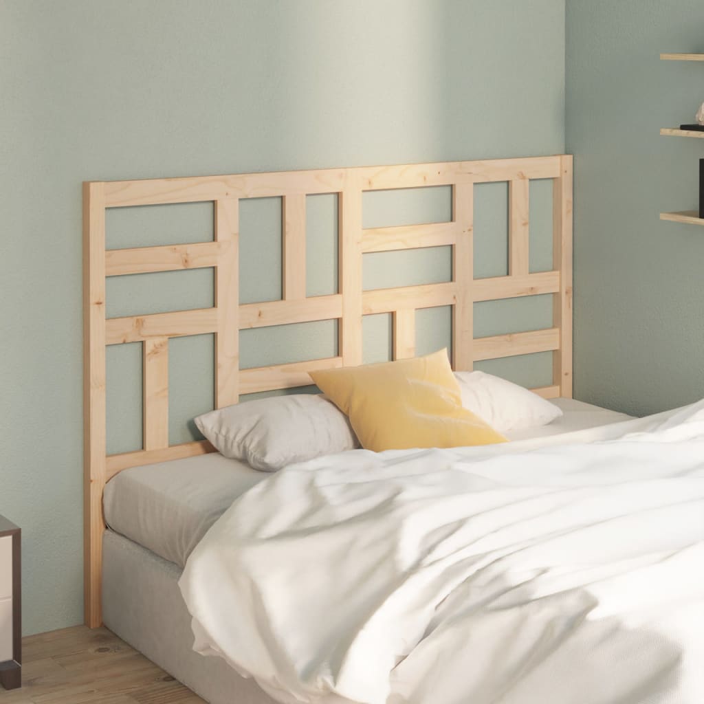 Bed Headboard 81X4X104 Cm Solid Wood Pine