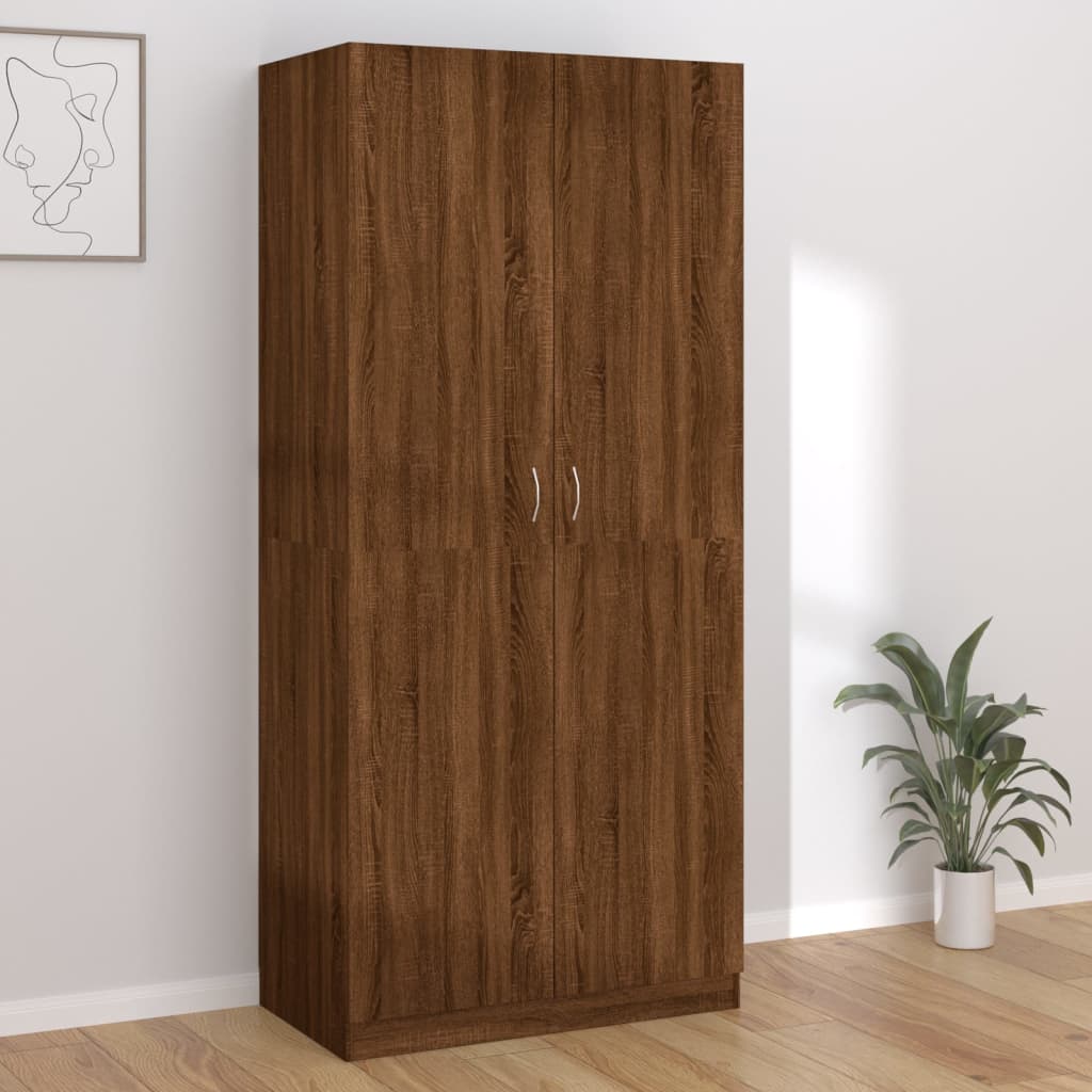 Wardrobe 90X52X200 Cm Engineered Wood