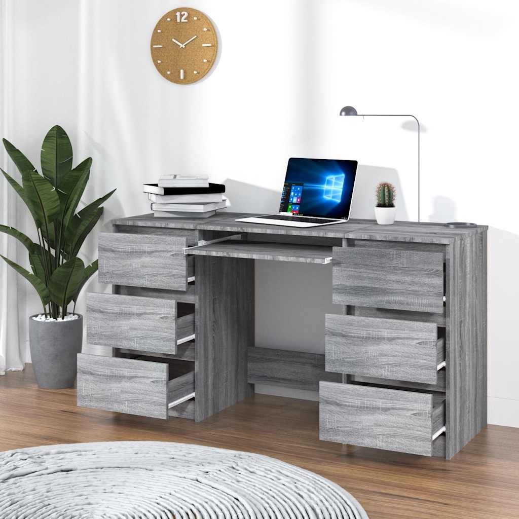 Writing Desk 140X50X77 Cm Engineered Wood