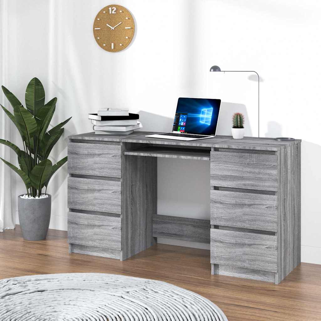 Writing Desk 140X50X77 Cm Engineered Wood