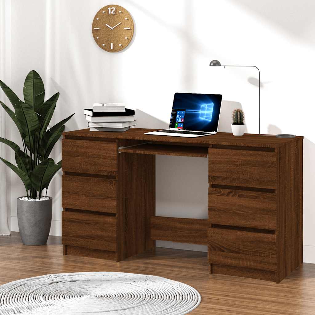 Writing Desk 140X50X77 Cm Engineered Wood