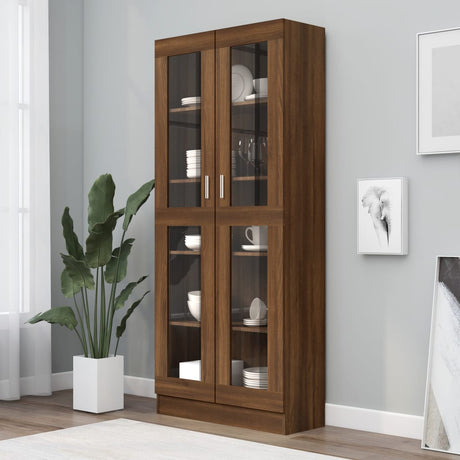 Vitrine Cabinet 82.5X30.5X Engineered Wood