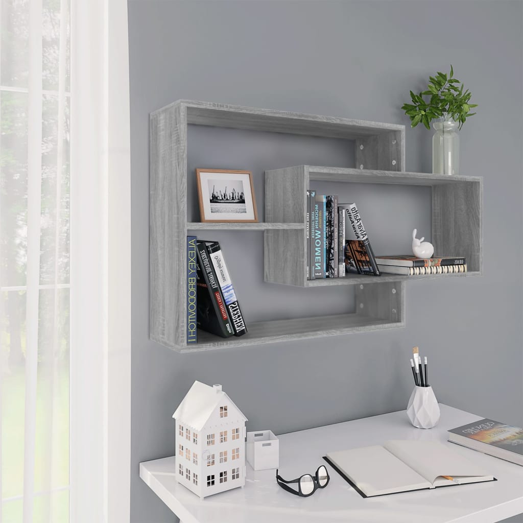 Wall Shelf 104X20X58.5 Cm Engineered Wood