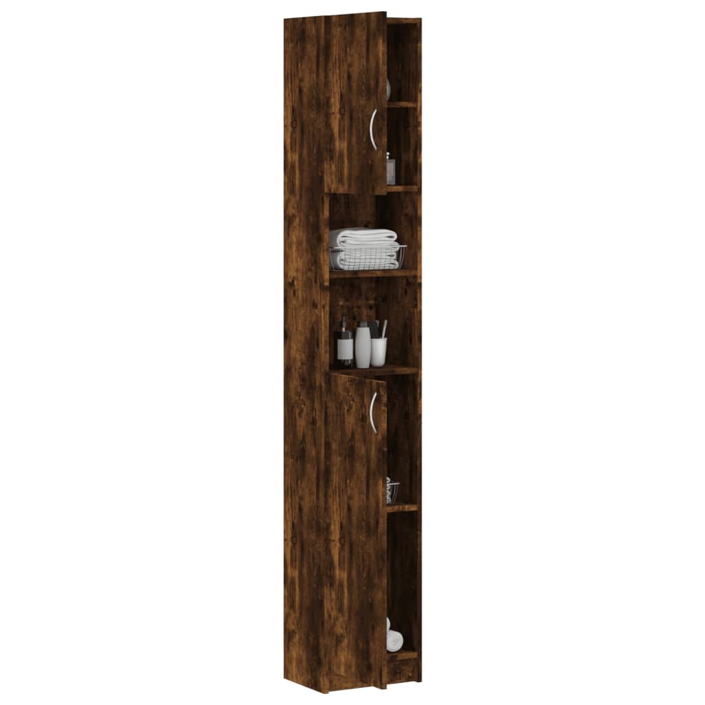 Bathroom Cabinet 32X25.5X190 Cm Engineered Wood
