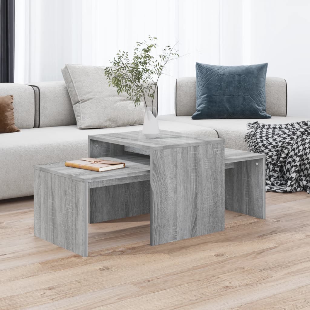 Coffee Table Set 100X48X40 Cm Engineered Wood