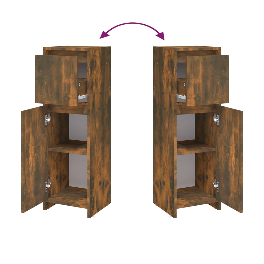 Bathroom Cabinet 30X30X95 Cm Engineered Wood