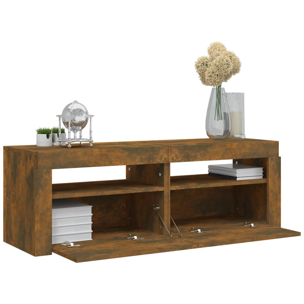 Tv Cabinet With Led Lights 120X35X40 Cm