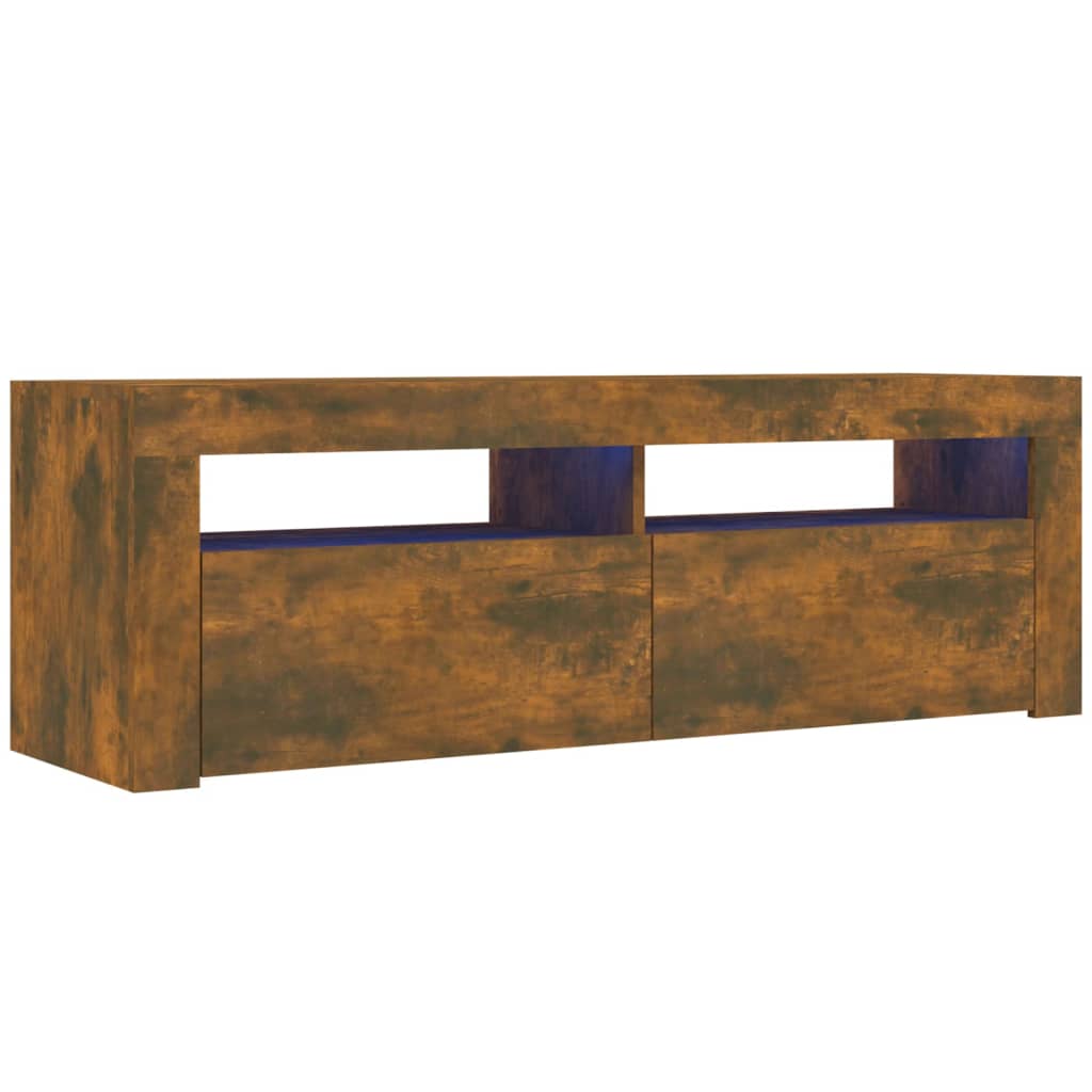 Tv Cabinet With Led Lights 120X35X40 Cm