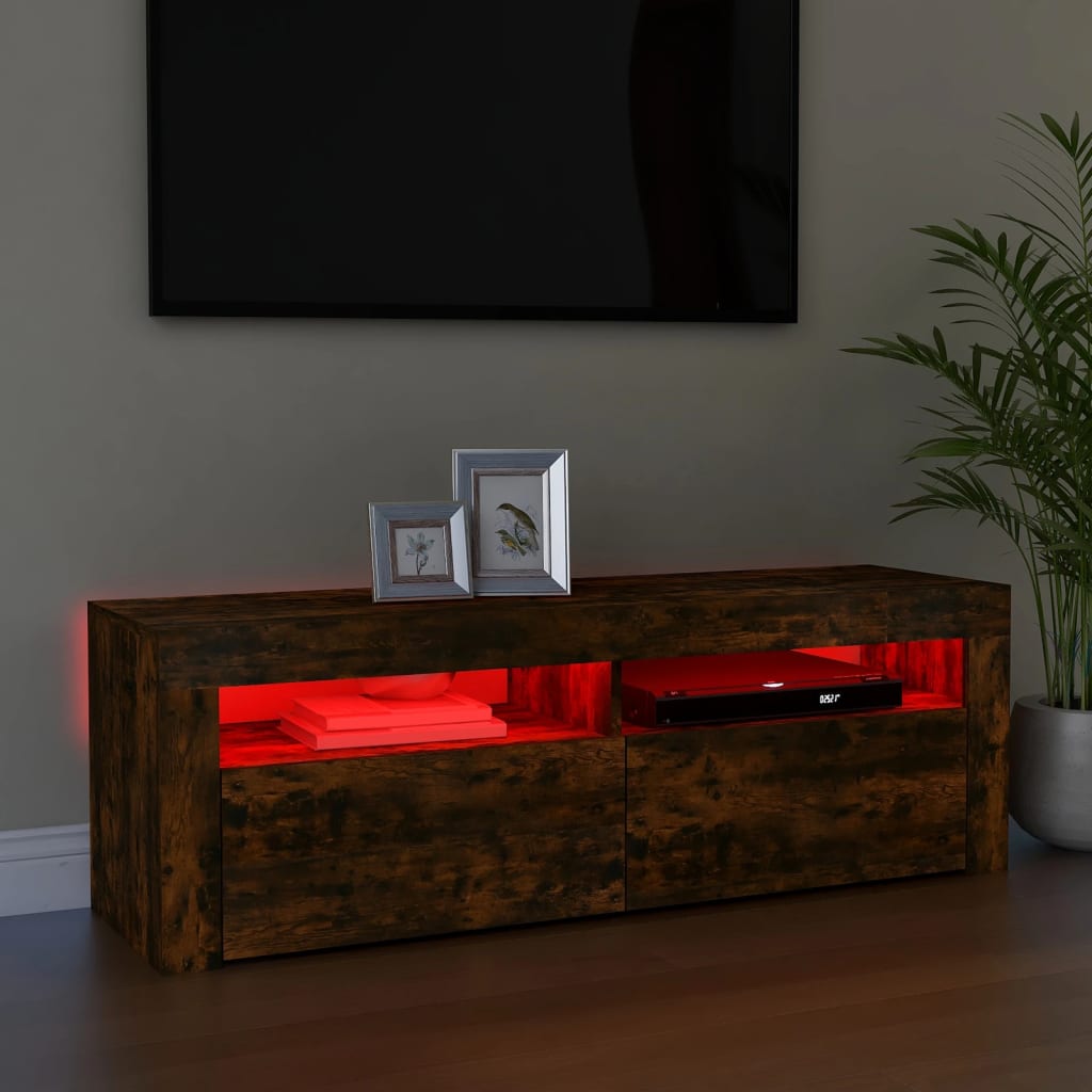 Tv Cabinet With Led Lights 120X35X40 Cm