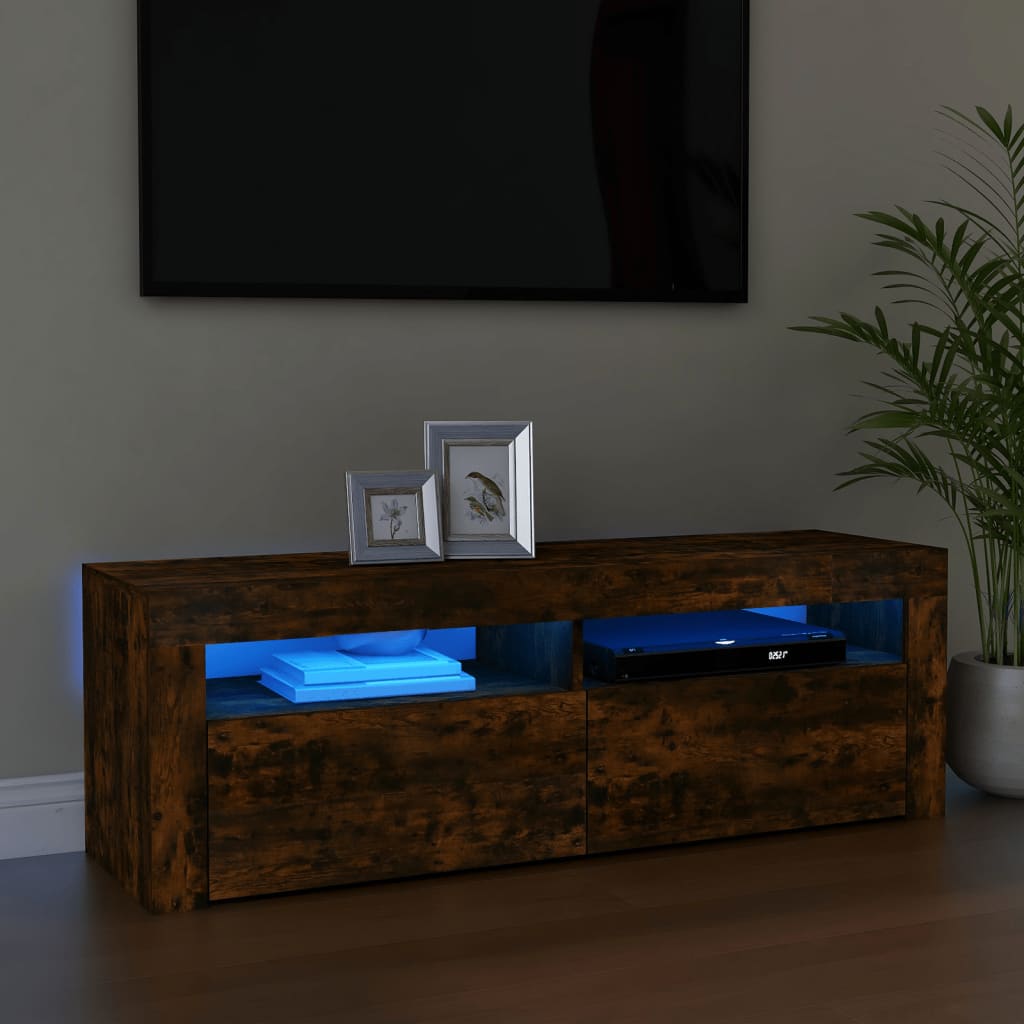 Tv Cabinet With Led Lights 120X35X40 Cm
