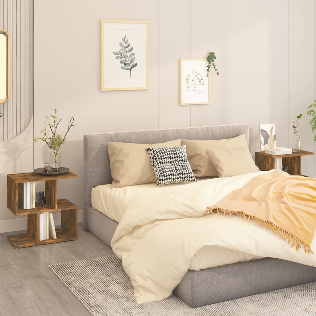 Bedside Cabinet 50X30X51.5 Cm Engineered Wood