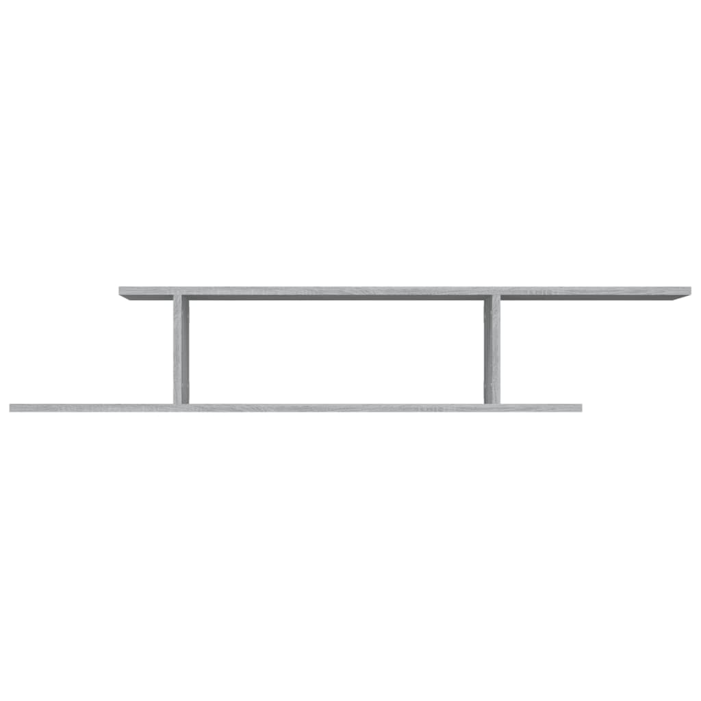 Wall-Mounted Tv Shelf 125X18X23 Cm Engineered Wood