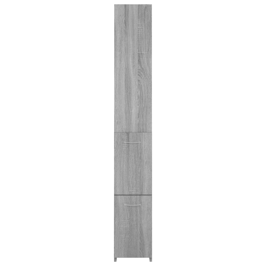 Bathroom Cabinet 25X26.5X170 Cm Engineered Wood