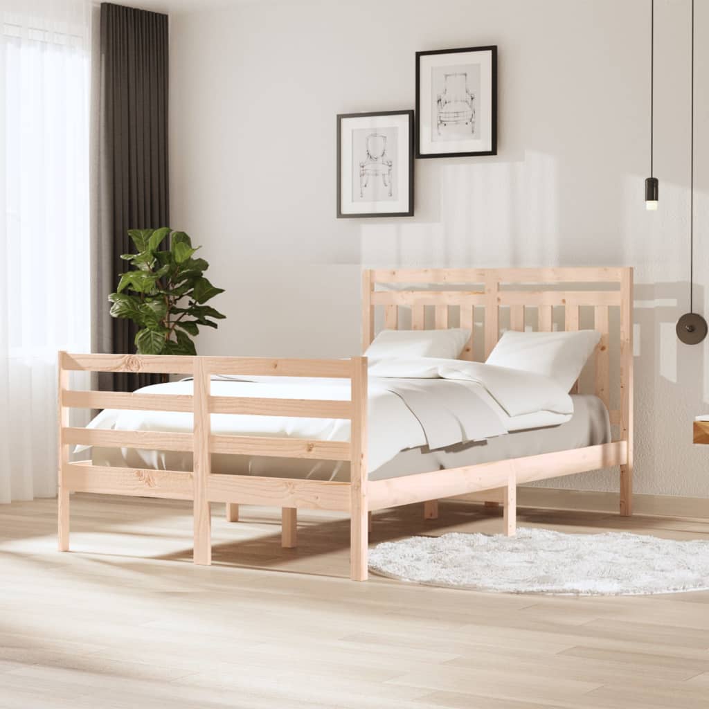 Bed Frame Without Mattress Small Single Solid Wood