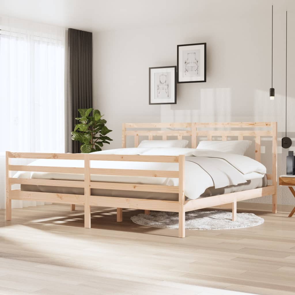 Bed Frame Without Mattress Small Single Solid Wood
