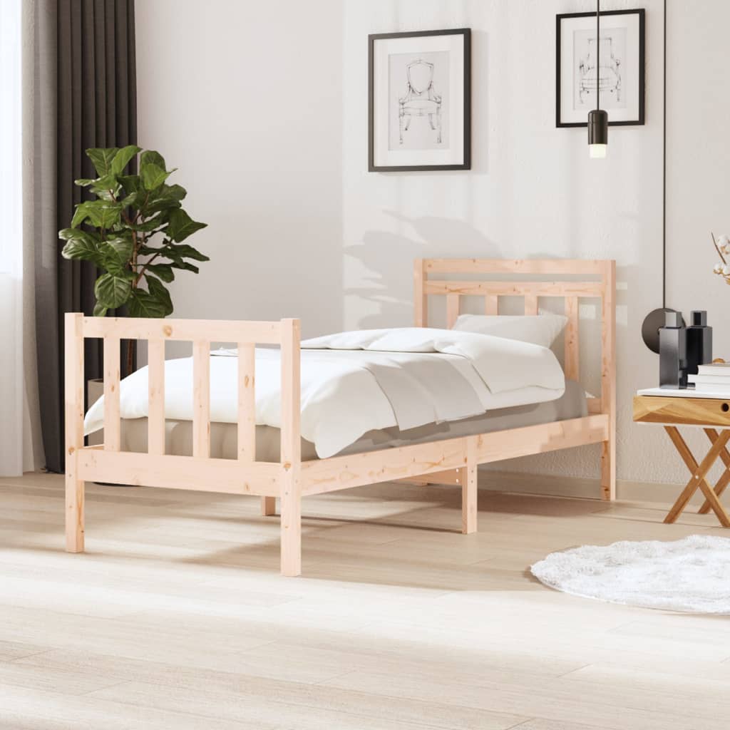 Bed Frame Without Mattress Super King Solid Wood