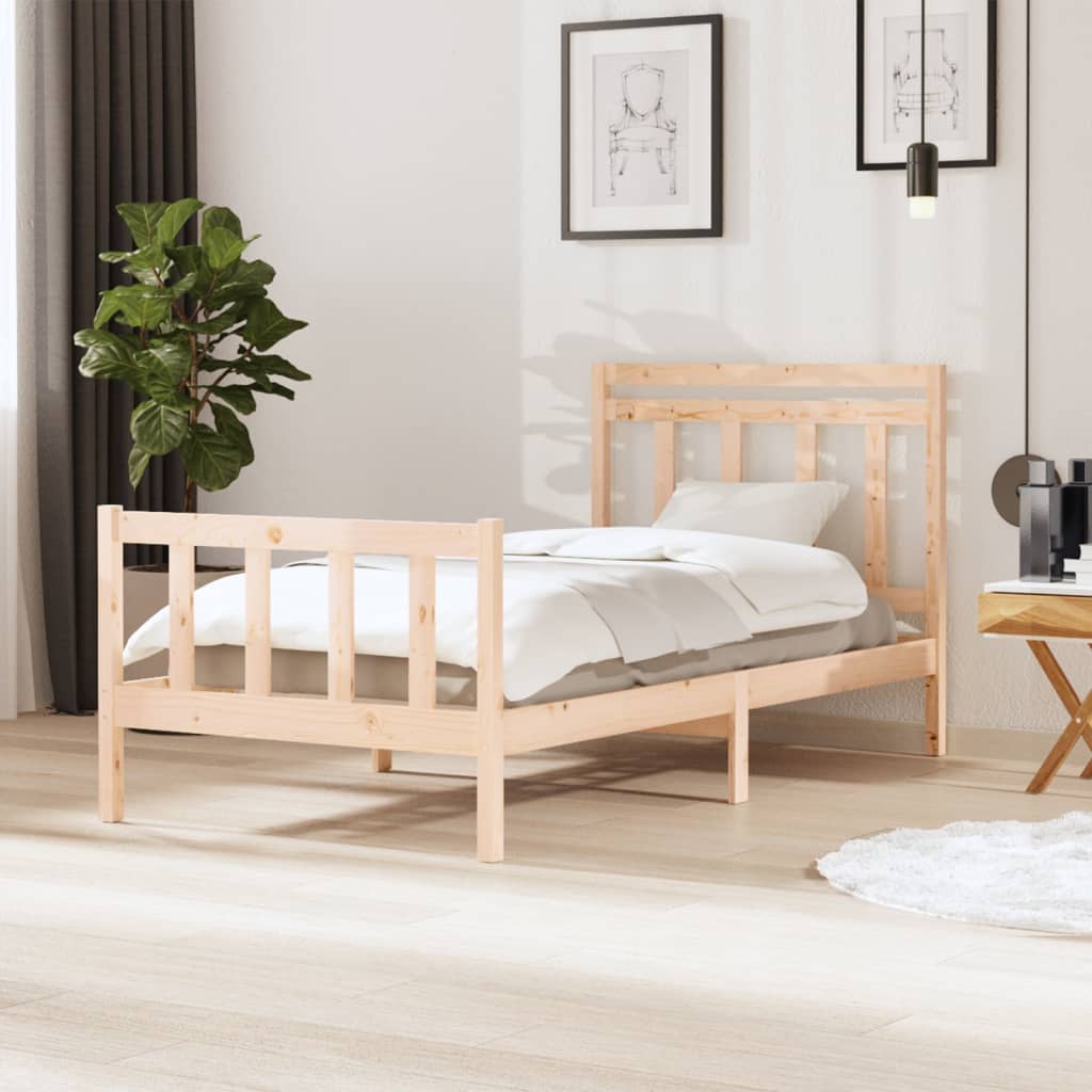 Bed Frame Without Mattress Super King Solid Wood