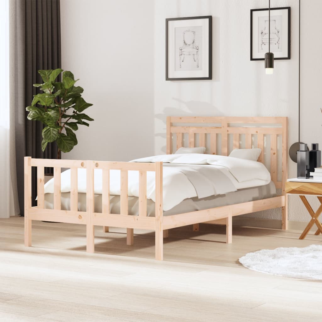 Bed Frame Without Mattress Super King Solid Wood
