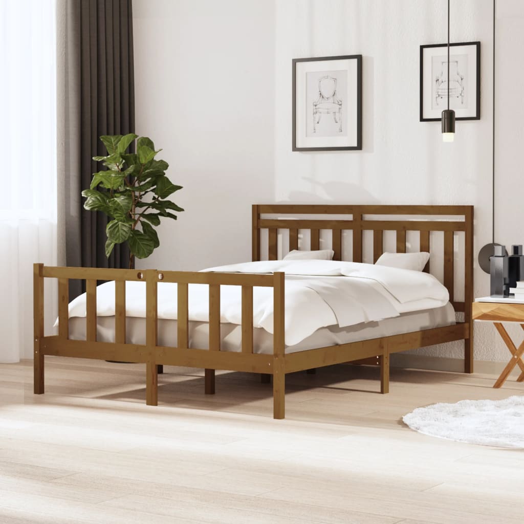 Bed Frame Without Mattress Super King Solid Wood
