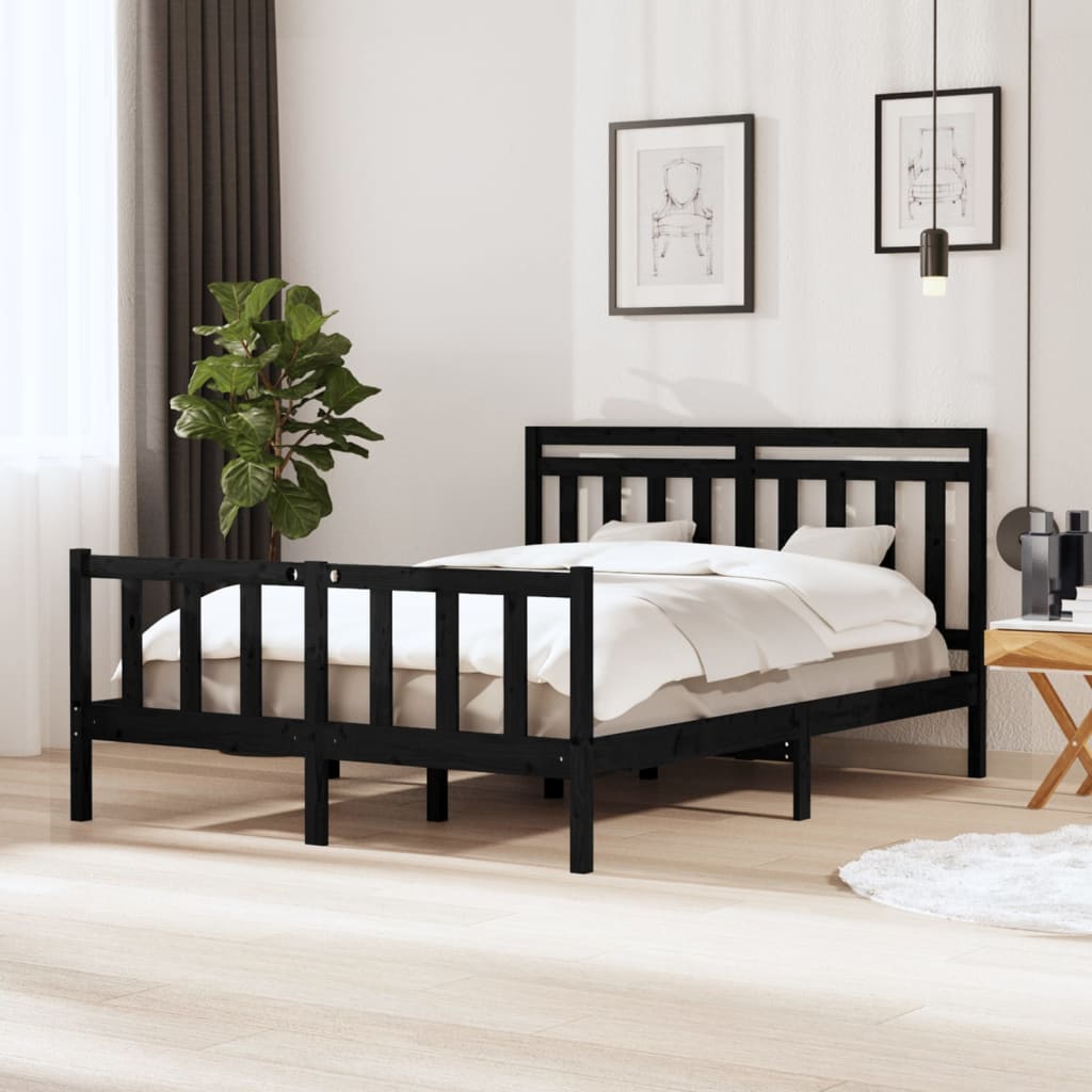 Bed Frame Without Mattress Super King Solid Wood