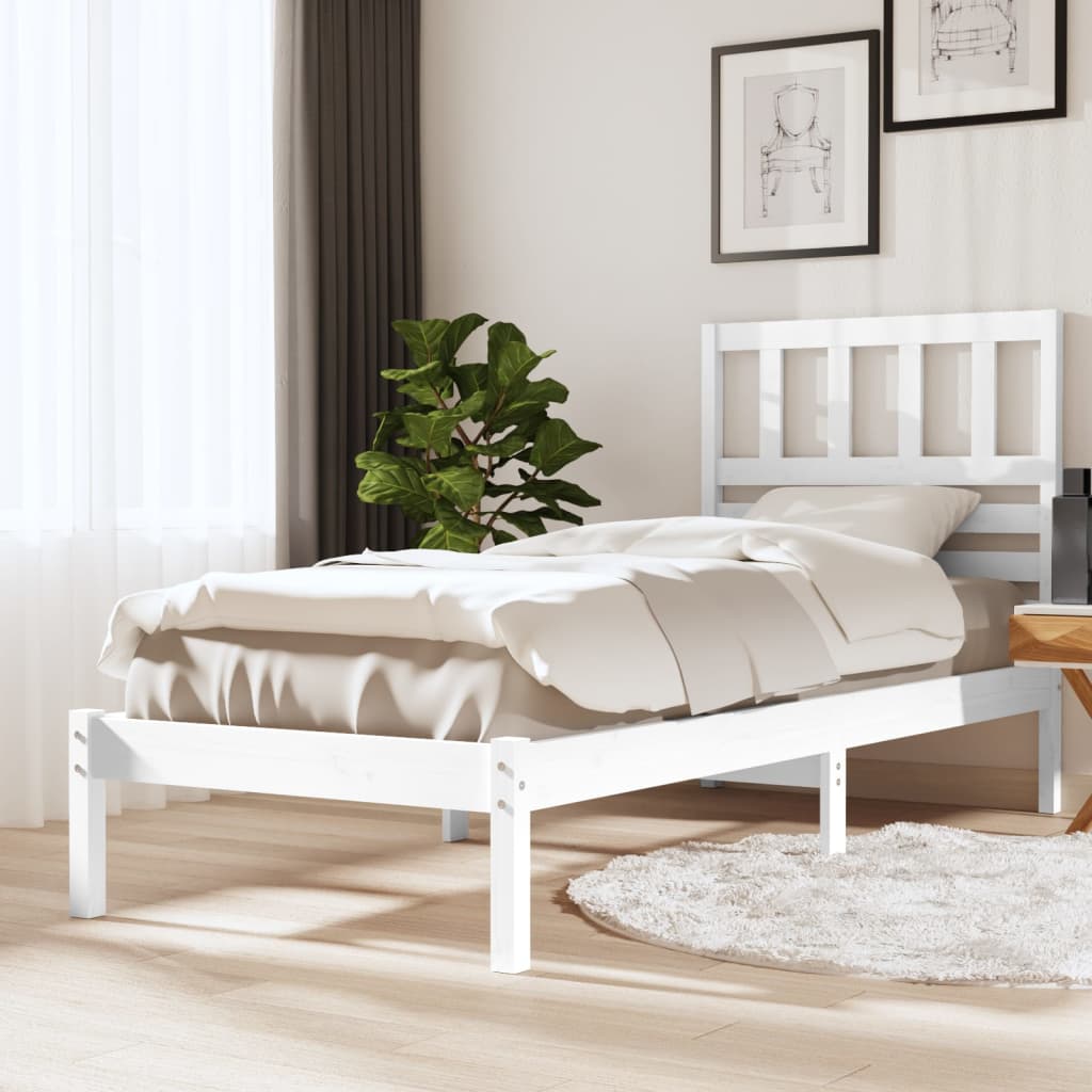Bed Frame Without Mattress Double Double Solid Wood Pine
