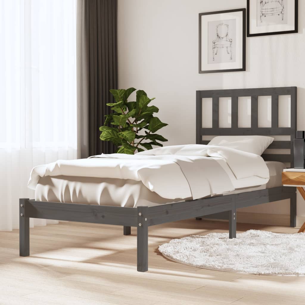 Bed Frame Without Mattress Double Double Solid Wood Pine