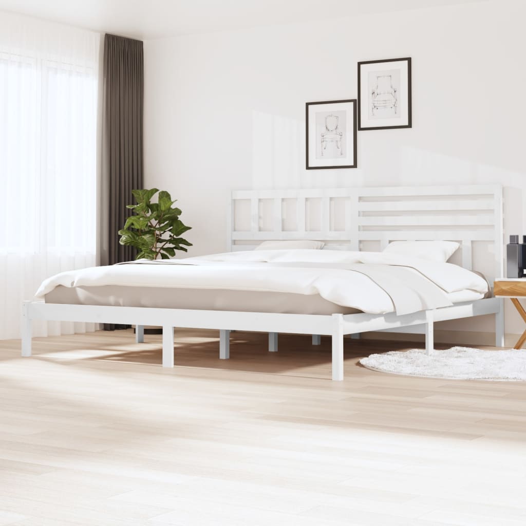 Bed Frame Without Mattress Double Double Solid Wood Pine