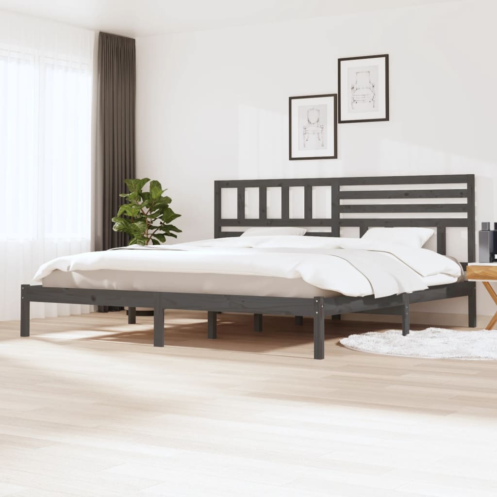 Bed Frame Without Mattress Double Double Solid Wood Pine