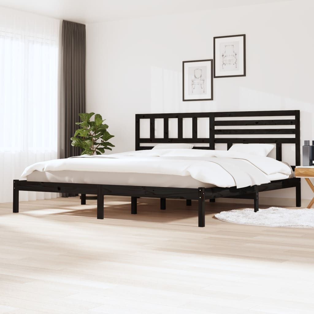Bed Frame Without Mattress Double Double Solid Wood Pine