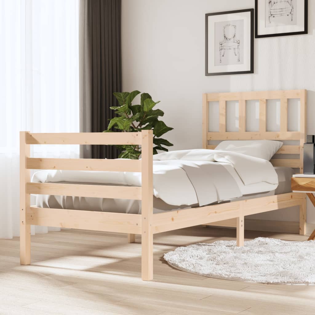 Bed Frame Without Mattress Solid Wood