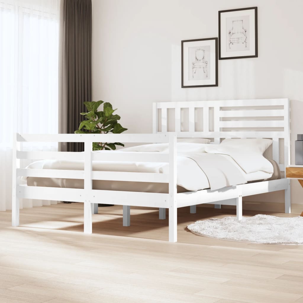 Bed Frame Without Mattress Solid Wood