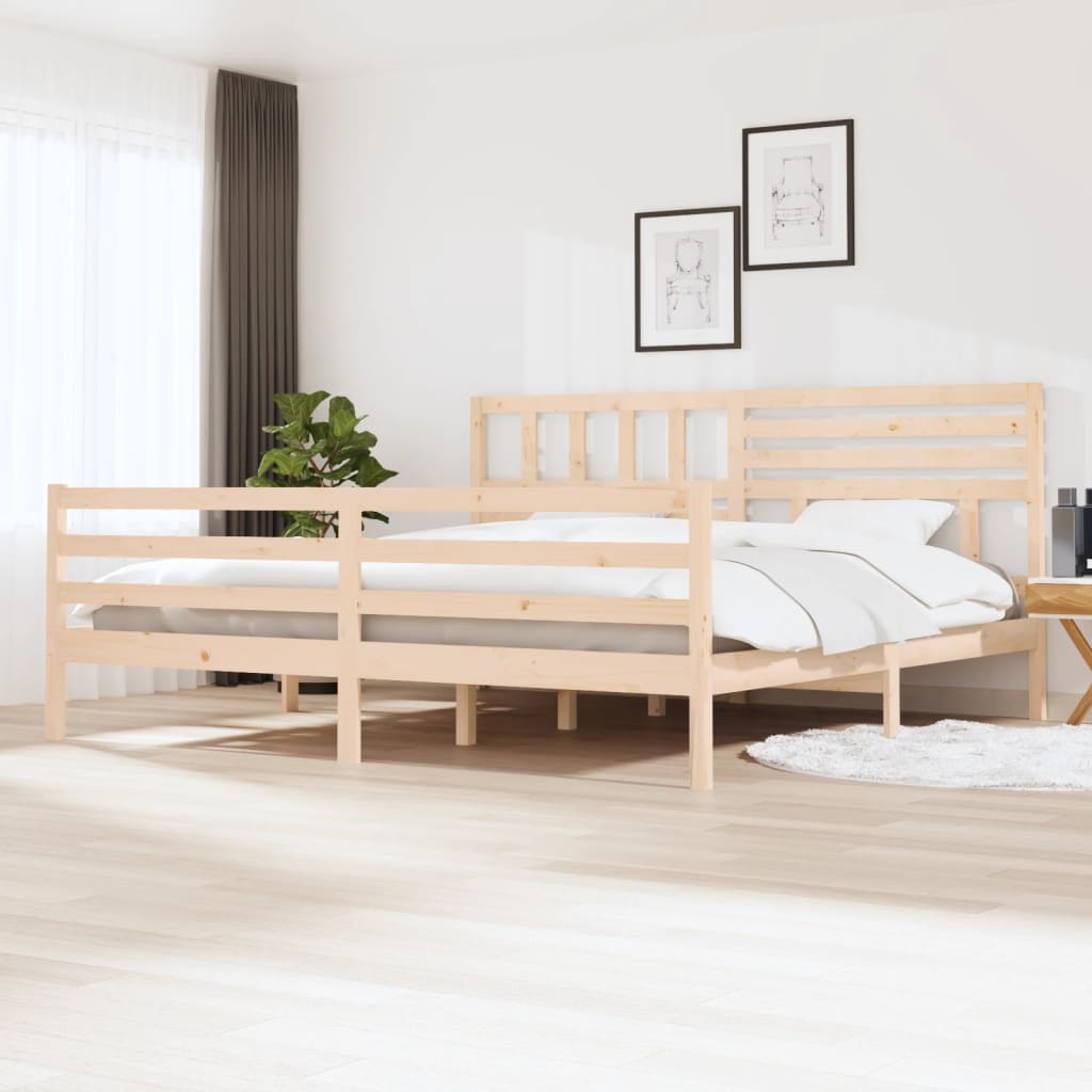 Bed Frame Without Mattress Solid Wood