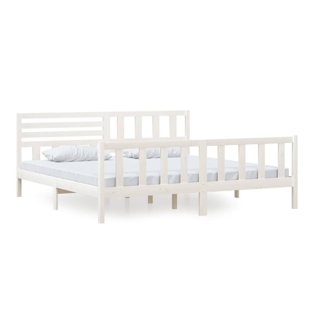 3101174 Bed Frame Without Mattress Solid Wood (810103+814165)