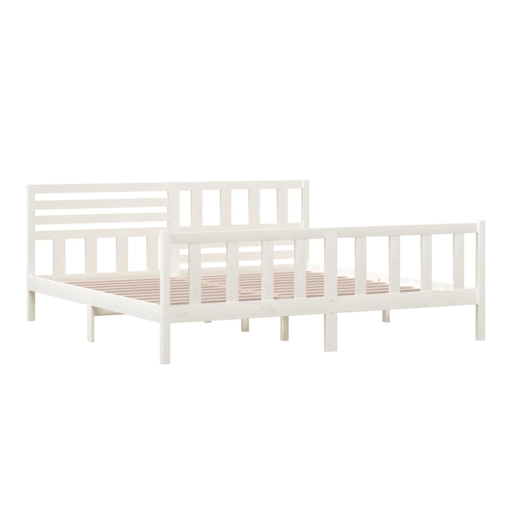3101174 Bed Frame Without Mattress Solid Wood (810103+814165)
