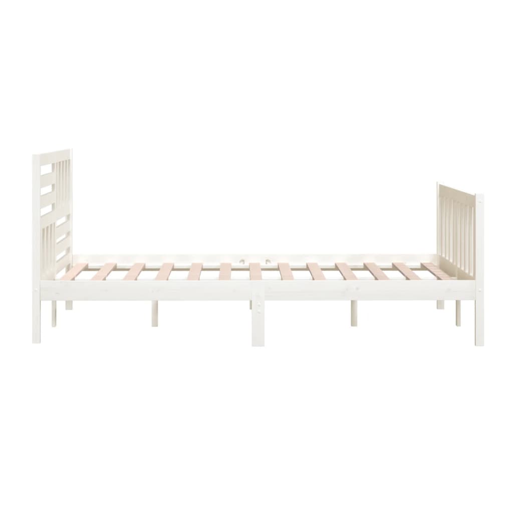 3101174 Bed Frame Without Mattress Solid Wood (810103+814165)