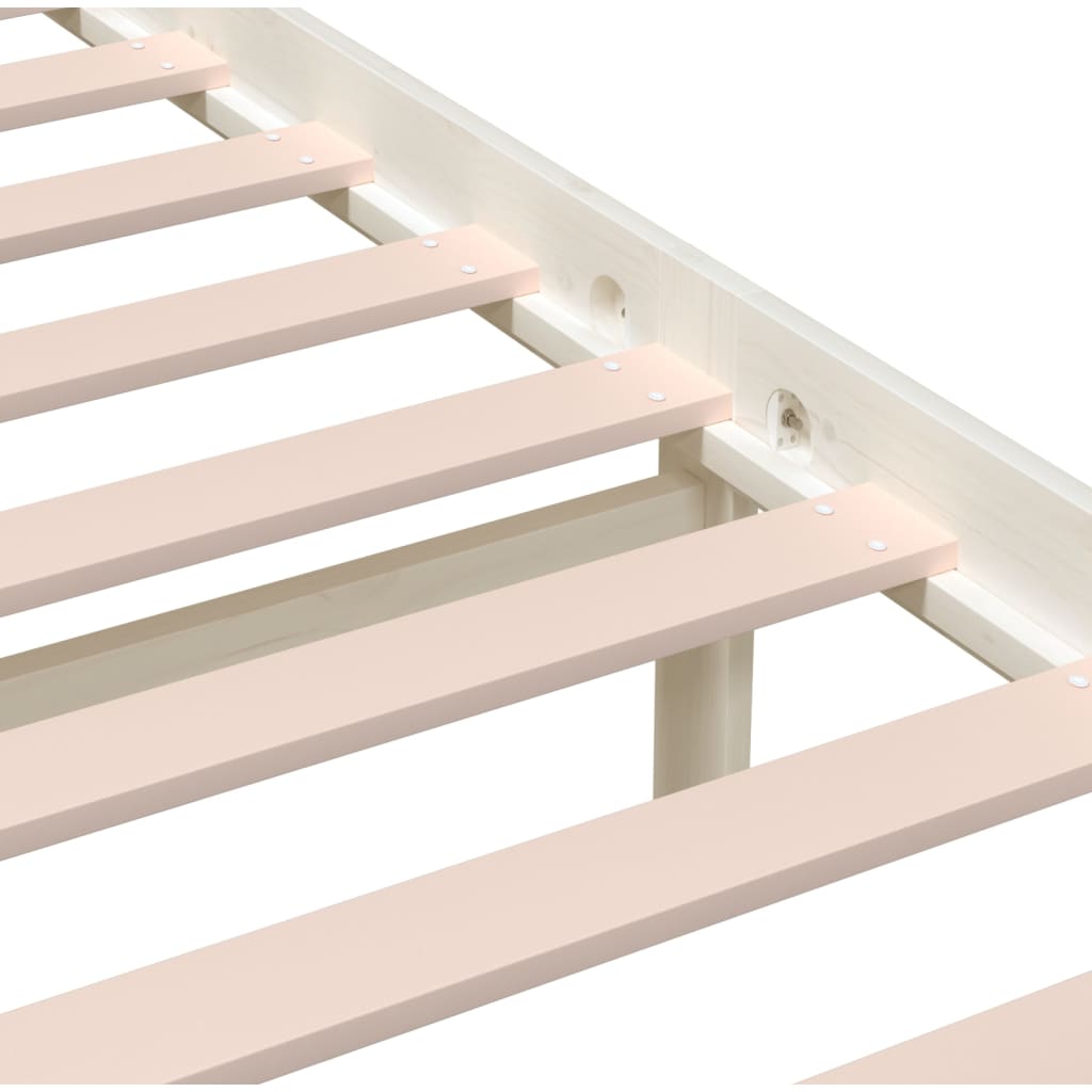 3101174 Bed Frame Without Mattress Solid Wood (810103+814165)