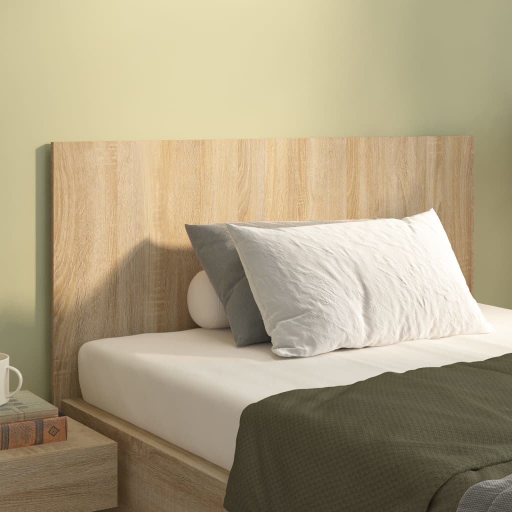Bed Headboard 120X1.5X80 Cm Engineered Wood
