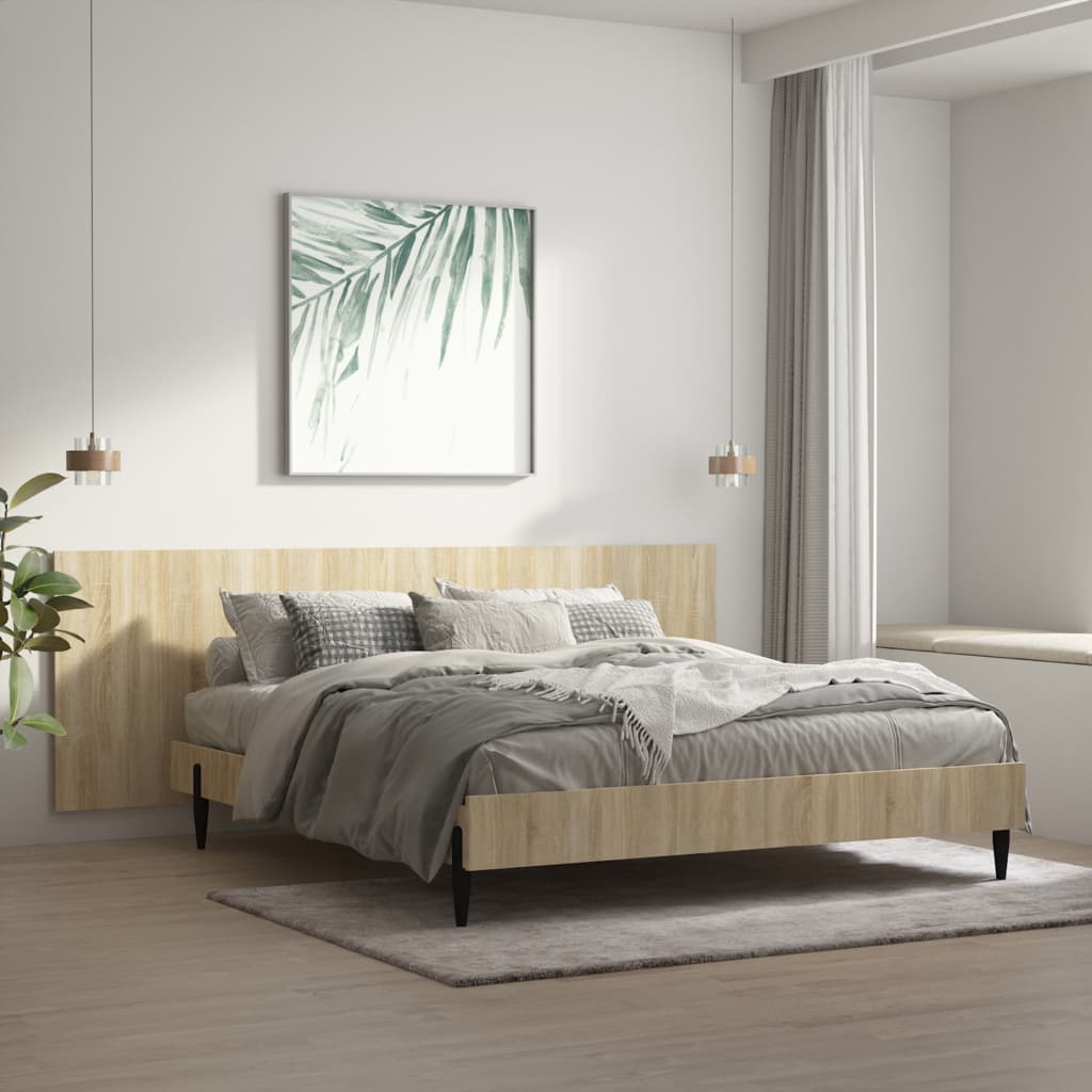 Wall Headboard 240X1.5X80 Cm Engineered Wood